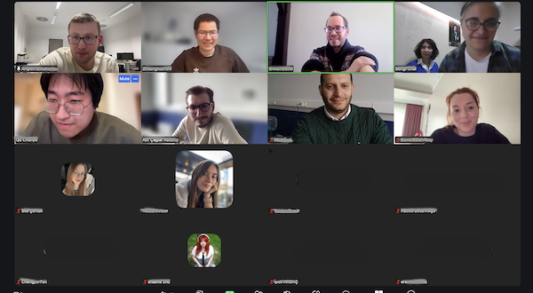 Workshop participants on Zoom