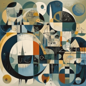 Local vs. Global by Midjourney